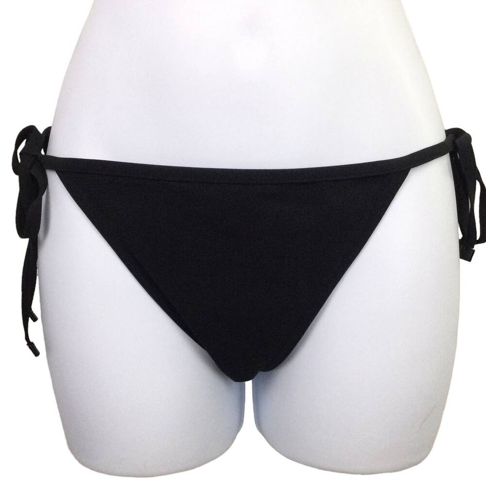 Gap Body Retro Chic Lace Tie Black Beach Swimwear Bikini Bottom Women Small